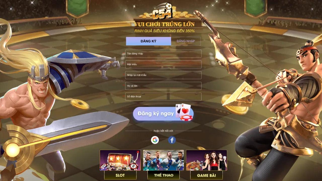 đăng ký c54 máy tính